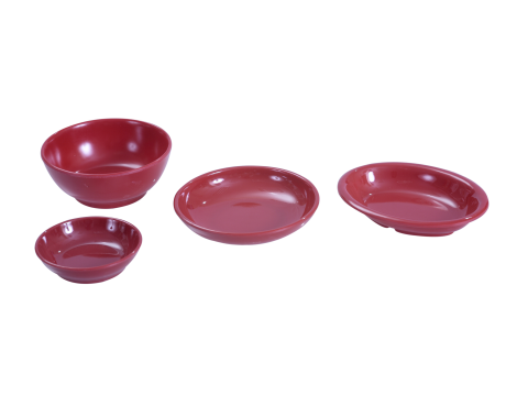 BỘ CHÉN CO 34, CC 32, T 26, T 27 MÀU ĐỎ
